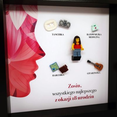 Urodzinowa ramka z minifigurką