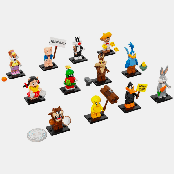 Kompletna kolekcja - Lego Minifigures 71030 Looney Tunes Series