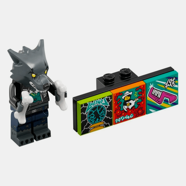 Werewolf Drummer - Lego VIDIYO 43101 Bandmates Series 1 - vidbm01-12