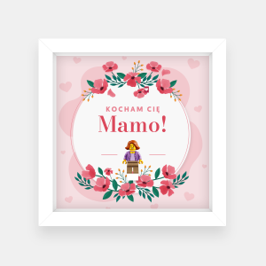 Kocham Cię Mamo! – ramka na prezent dla mamy