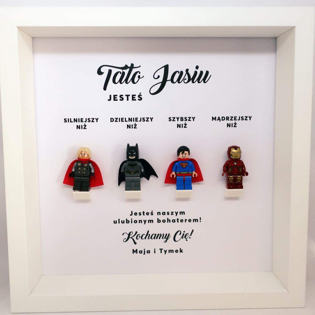 Tato Jasiu - ramka Jesteś naszym Superbohaterem
