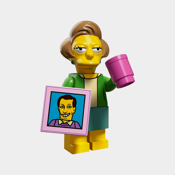 Edna Krabappel – Lego Minifigures 71009 The Simpsons Series 2 Edna Krabappel – Lego Minifigures 71009 The Simpsons Series 2
