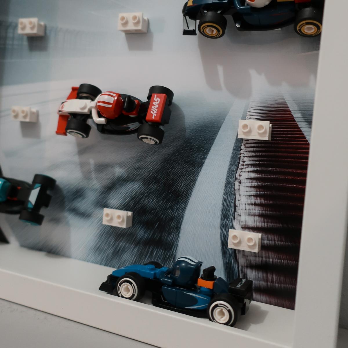 Ramka dla Lego 71049 F1 Collectible Race Cars - #2 Jasny tor wyścigowy
