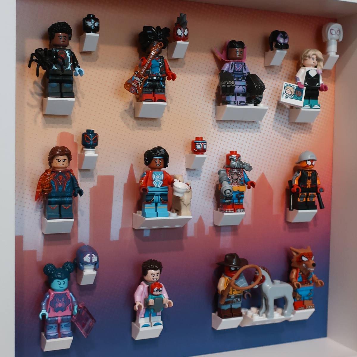Ramka dla Lego Minifigures 71050 Spider-Man: Across the Spider-Verse Series - #2 Motyw serii