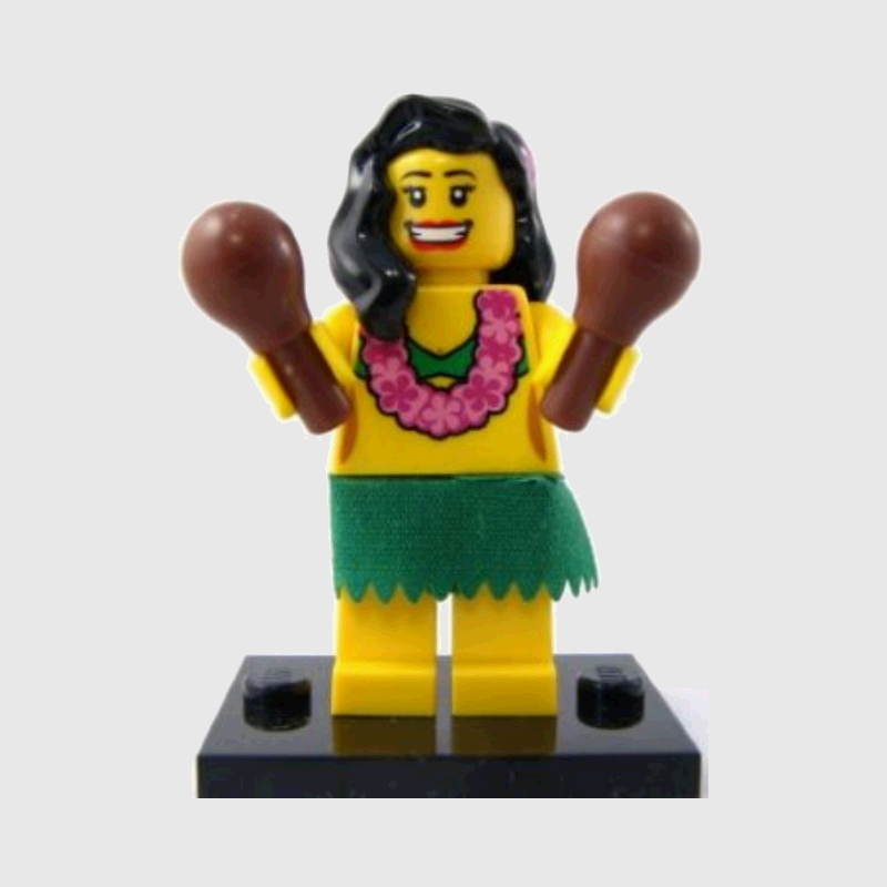 Lego Minifigures 8803 Series 3 Hula Dancer Lego Minifigures 8803 Series 3 Hula Dancer