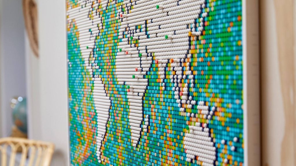 Mapa Świata LEGO, fot. LEGO.com