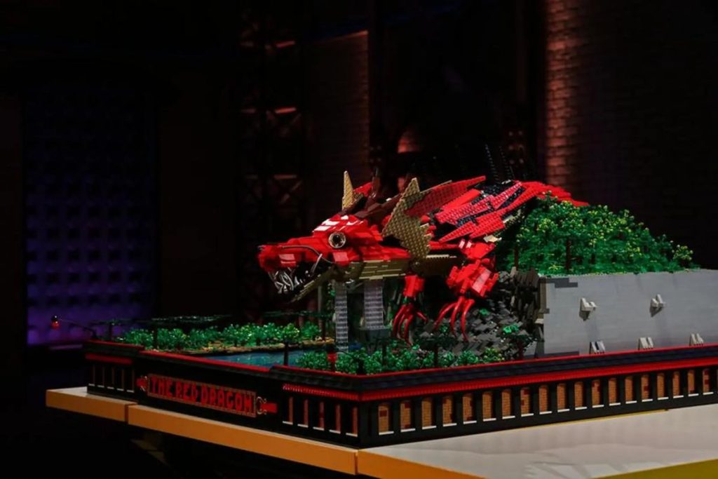Finałowy smok Kasi i Daniela z LEGO Masters 3, fot. TVN
