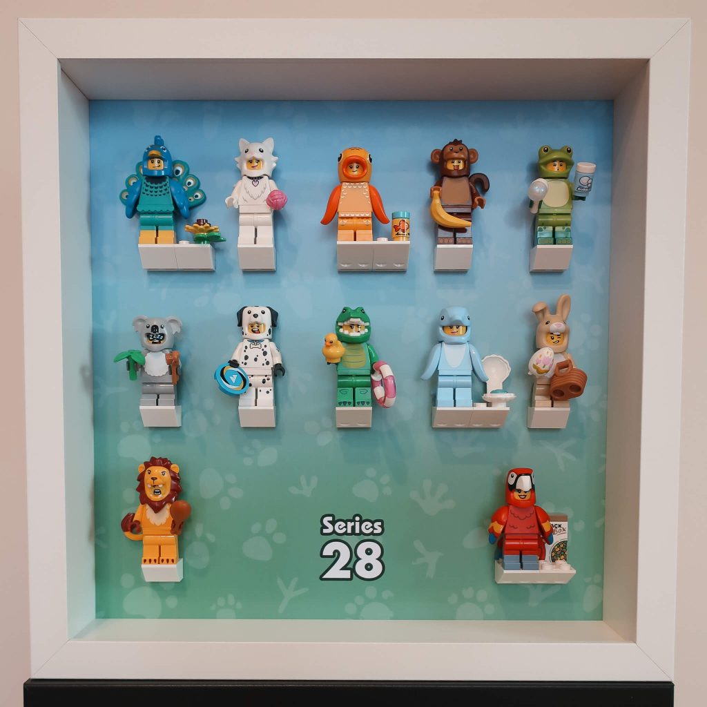 Ramka dla Lego Minifigures (Seria 28 Zwierzęta) - 1 Motyw serii