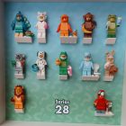 Ramka dla Lego Minifigures (Seria 28 Zwierzęta) - #2 Znaki zapytania