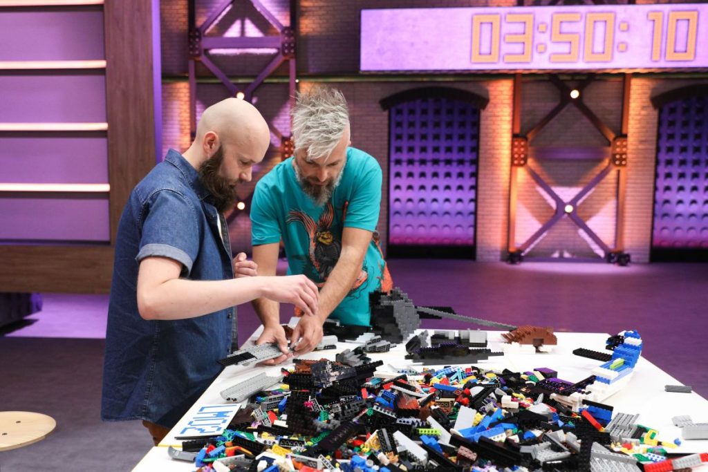 Ryszard i Łukasz z LEGO Masters 2, fot. TVN