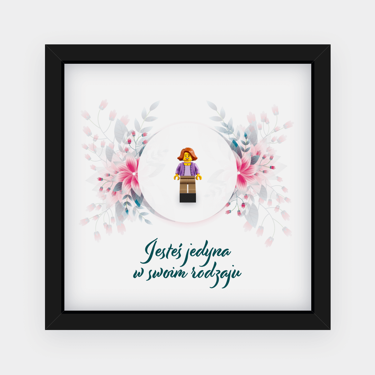 Ramka dla drugiej połówki z minifigurką – Jedyna w swoim rodzaju