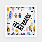 Ramka dla drugiej połówki z minifigurką – Najlepszy Team