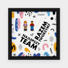 Ramka dla drugiej połówki z minifigurką – Najlepszy Team