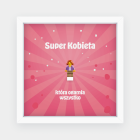 Ramka dla drugiej połówki z minifigurką – Super Kobieta