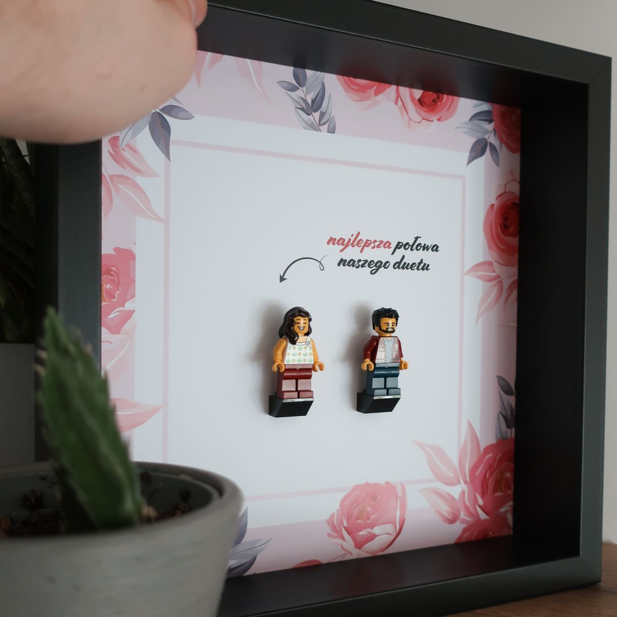 Ramka dla drugiej połówki z minifigurkami – Najlepsza połowa