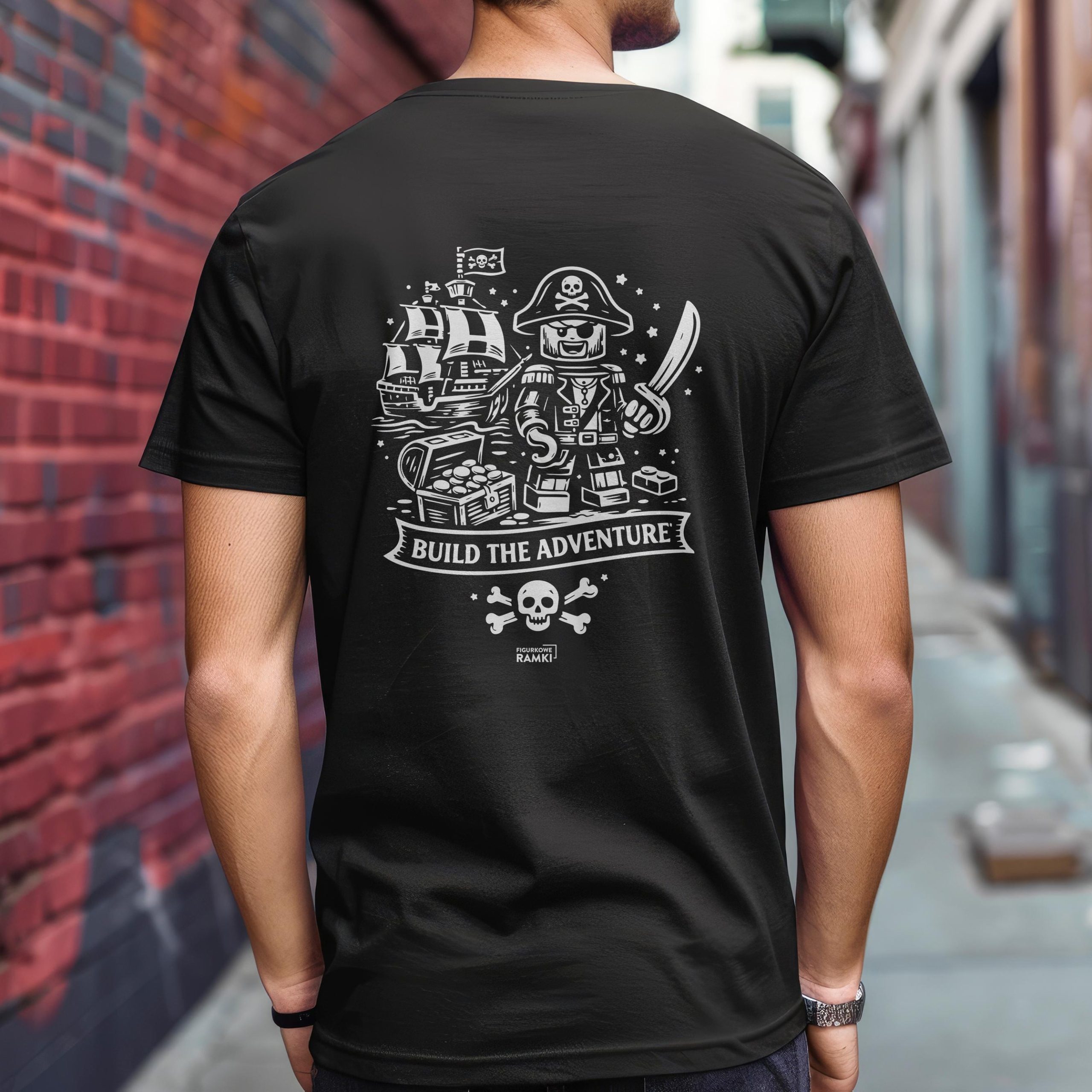 Koszulka dla fanów klocków - Build the Adventure