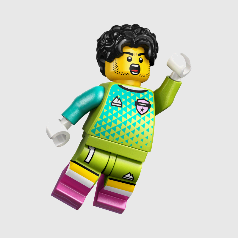 Football Goalkeeper - Lego Minifigures 71052 Series 29 – col29-9