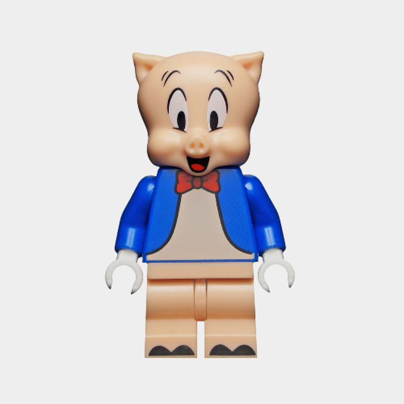 Porky Pig, Looney Tunes (Minifigure Only without Stand and Accessories) – Collectible Minifigures – collt12